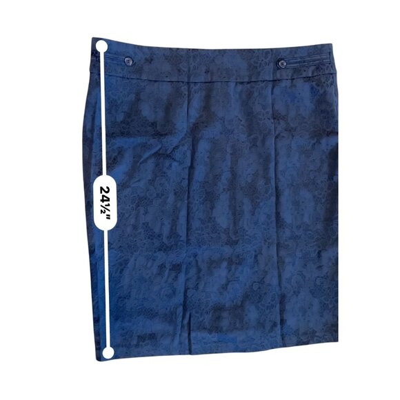 SOHO Apparel Lace overlay Pencil Skirt sz 16 - Picture 4 of 7